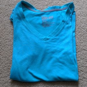 Nike Dri-fit blue short sleeve shirt - medium
